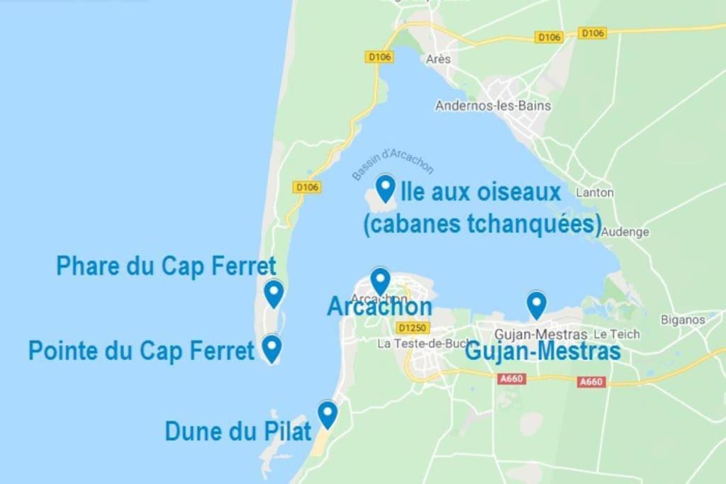 Le Faiere Audenge Villa Exterior foto